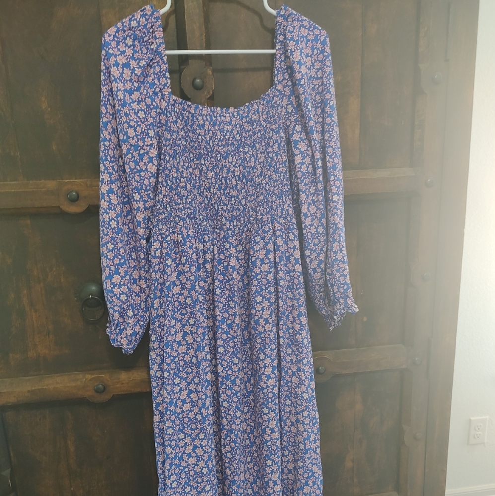Women's J CREW Maxi Dress Floral Size XL